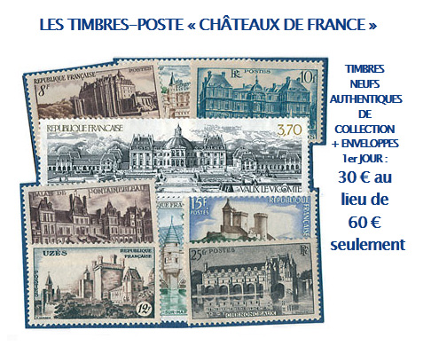 timbres-chateaux-de-france