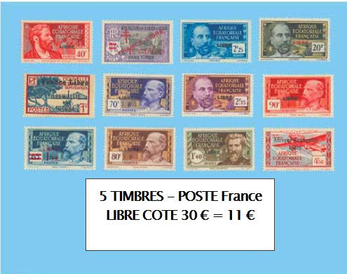 timbres-france-libre
